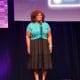 Winner of the Black Enterprise Entrepreneurs Summit' Going Up! The Elevator Pitch’ contest, Camille Newman, founder of Pop-Up Plus