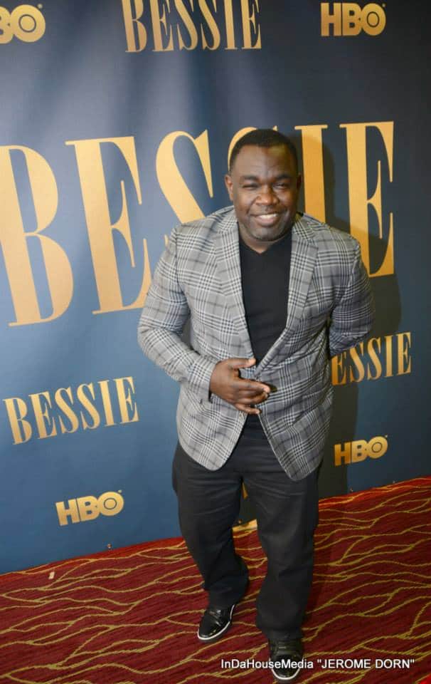 Comedian Rodney Perry at the Atlanta premiere screening of HBO’s original film Bessie on May 4, 2015 at the Rialto Center for the Arts. Photo Credit: ‘InDaHouseMedia’ Jerome Dorn