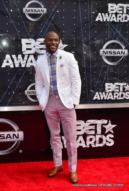 Floyd Mayweather attends the 2015 BET Awards (photo credit Jerome Dorn) 