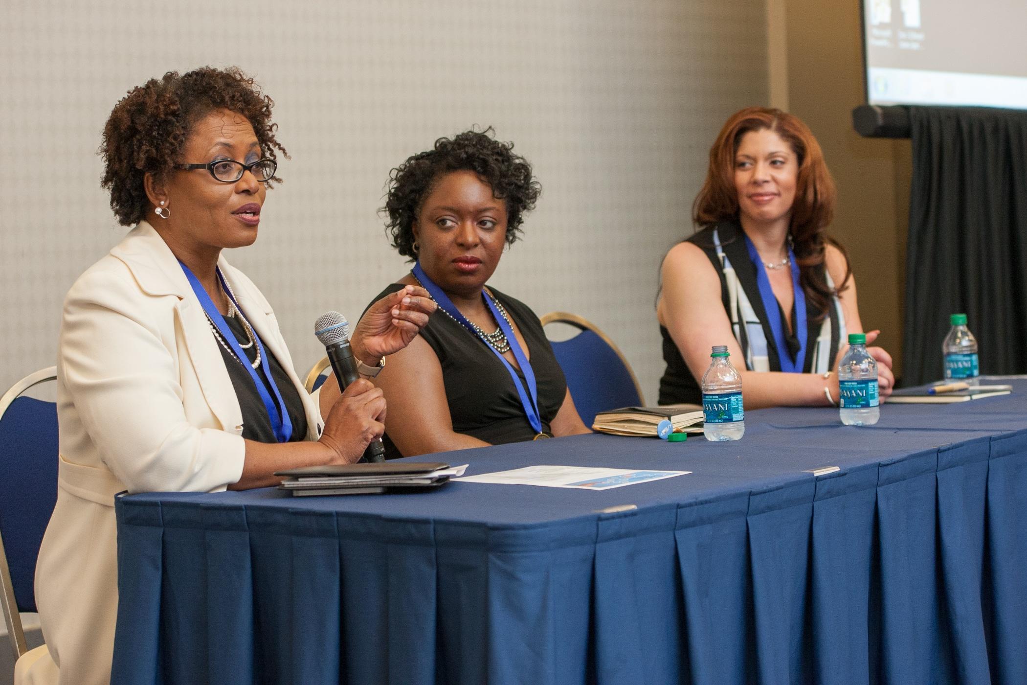 Intimate Conversations with Game Changers workshop at the 2015 Spelman College Leadership Conference, with Lynette Bell, Kimberly Bryant and Sara Buchanan