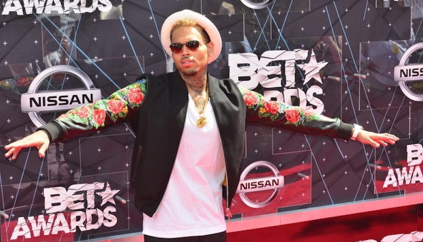 Singer Chris Brown at the 2015 BET Awards