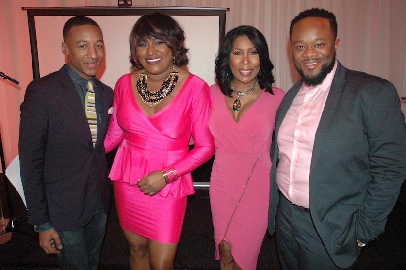 Victor Jackson III, April Love, Ebony Steele, and lifestyle specialist Satchel Jester at the 6th Pink in December