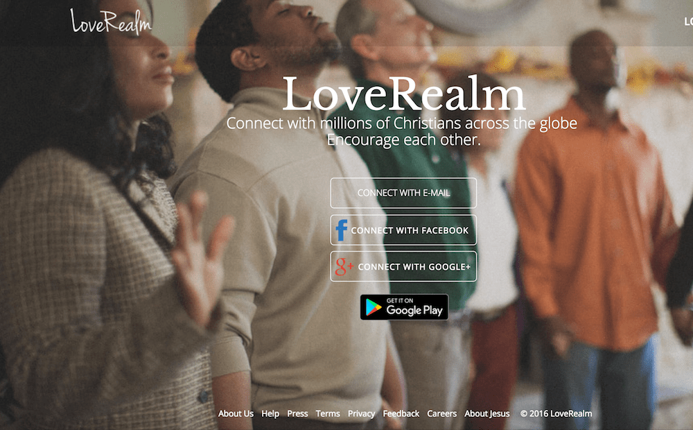 LoveRealm is the world's only mentoring-focused Christian social networking platform