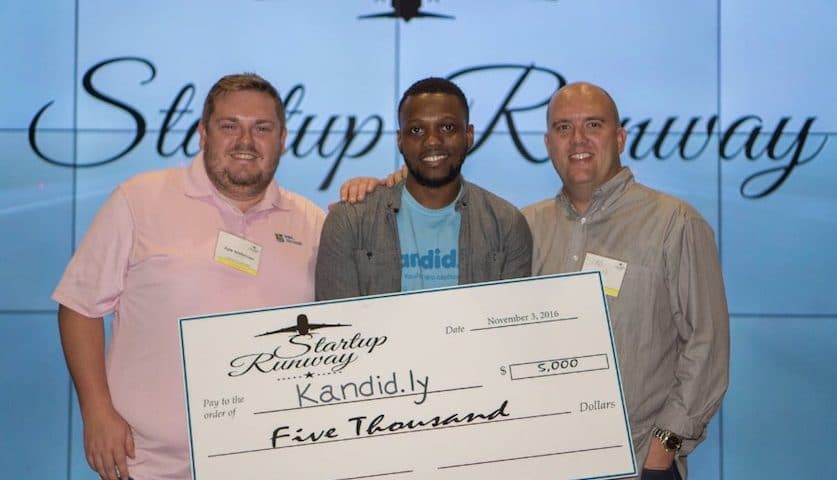 Kandid.ly wins top prize at Startup Runway Pitch Competition- startups
