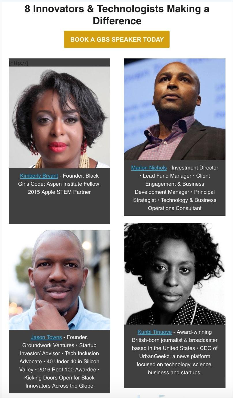 UrbanGeekz Chief Exec Joins Impressive Rank of 'Great Black Speakers'