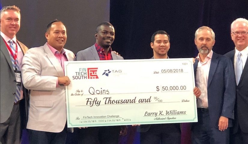 Qoins Wins $50K At Fintech South Conference