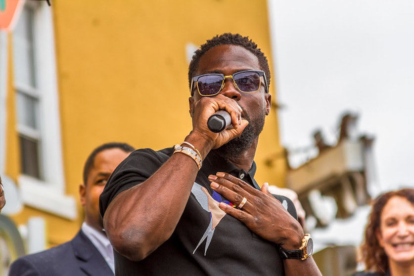 Comedian and actor Kevin Hart