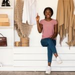 Black lady's wardrobe