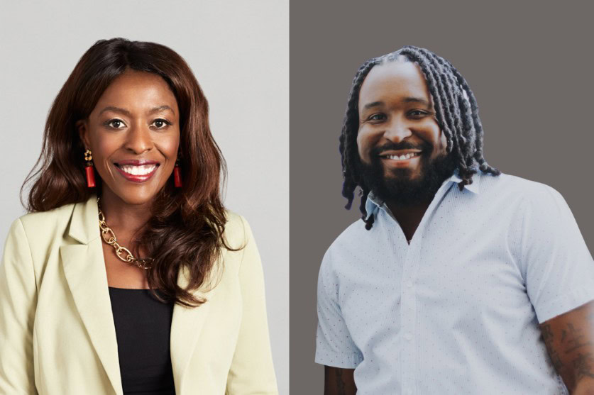 Kunbi Tinuoye, Executive Director of Geekz Ventures, and Brandon Wilkins, Program Manager for the organization