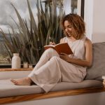 Black executive journaling