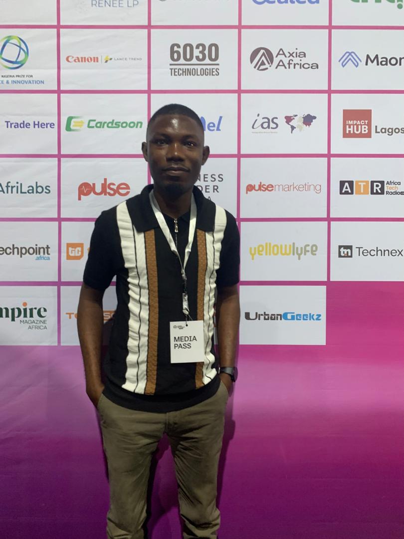 UrbanGeekz Reporter, Stephen Oluwadara at Lagos Tech Fest