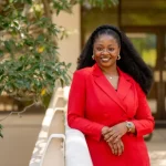 Cutline: Jane Odum's disease surveillance app, EpiCast, runs directly on a mobile device rather than relying on cloud computing like most traditional AI systems. (Photo by Jason Thrasher)