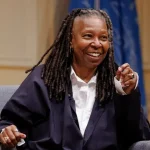 Whoopi Goldberg speaks about her bookk, "Bits and Pieces," with Librarian of Congress Carla Hayden during a special presentation, May 10, 2024. Photo by Shawn Miller/Library of Congress.