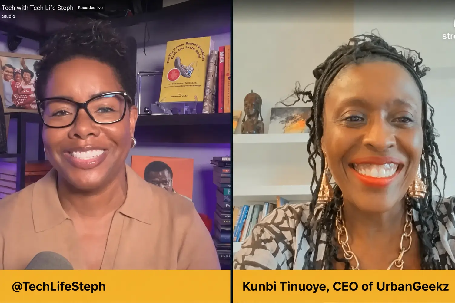 Kunbi Tinuoye CEO of UrbanGeekz at TechLifeSteph