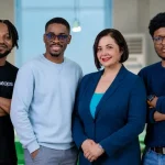 Main Image: L-R: Alex Idowu (Co-founder / CTO), Samuel Ogbonyomi (Co- founder / CEO), Martina Medac (Head of Enterprise Sales), Ben Eluan (Co-founder / President). Image Credit: Aeon