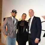 Alicia Keys, Swizz Beatz and Seth Johnson